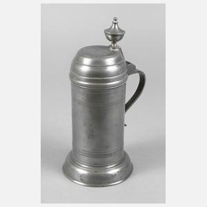 Großer Walzenkrug Zinn