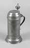 Großer Walzenkrug Zinn