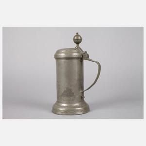 Zinn-Walzenkrug Kavallerie