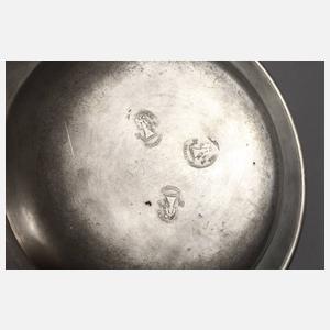 Posten Suppenteller Zinn