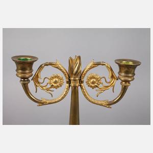 Paar klassizistische Kerzenleuchter