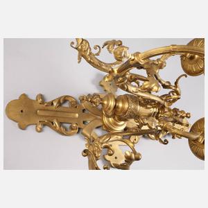 Großer fünflammiger Wandleuchter