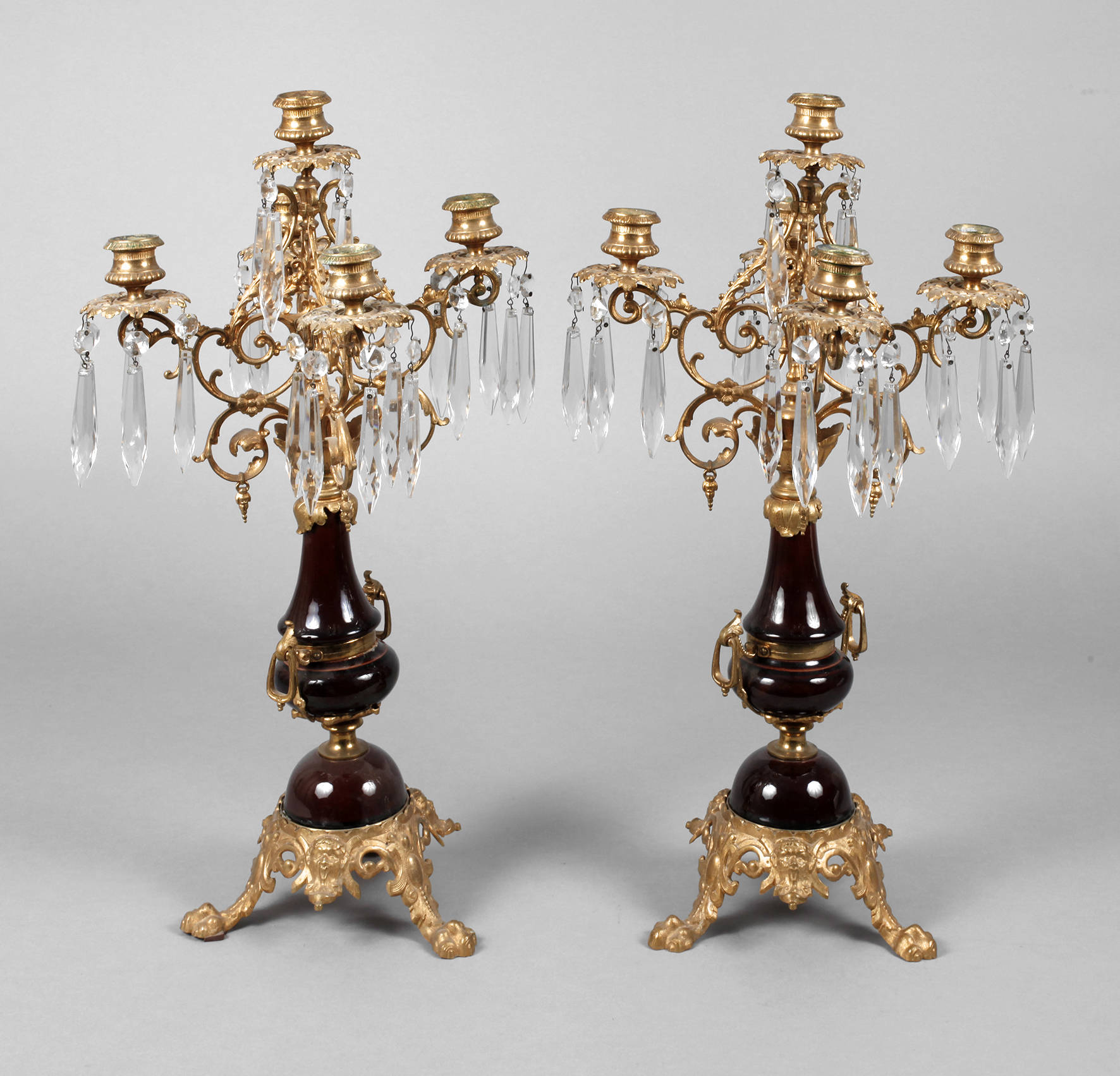 Paar Leuchter Historismus