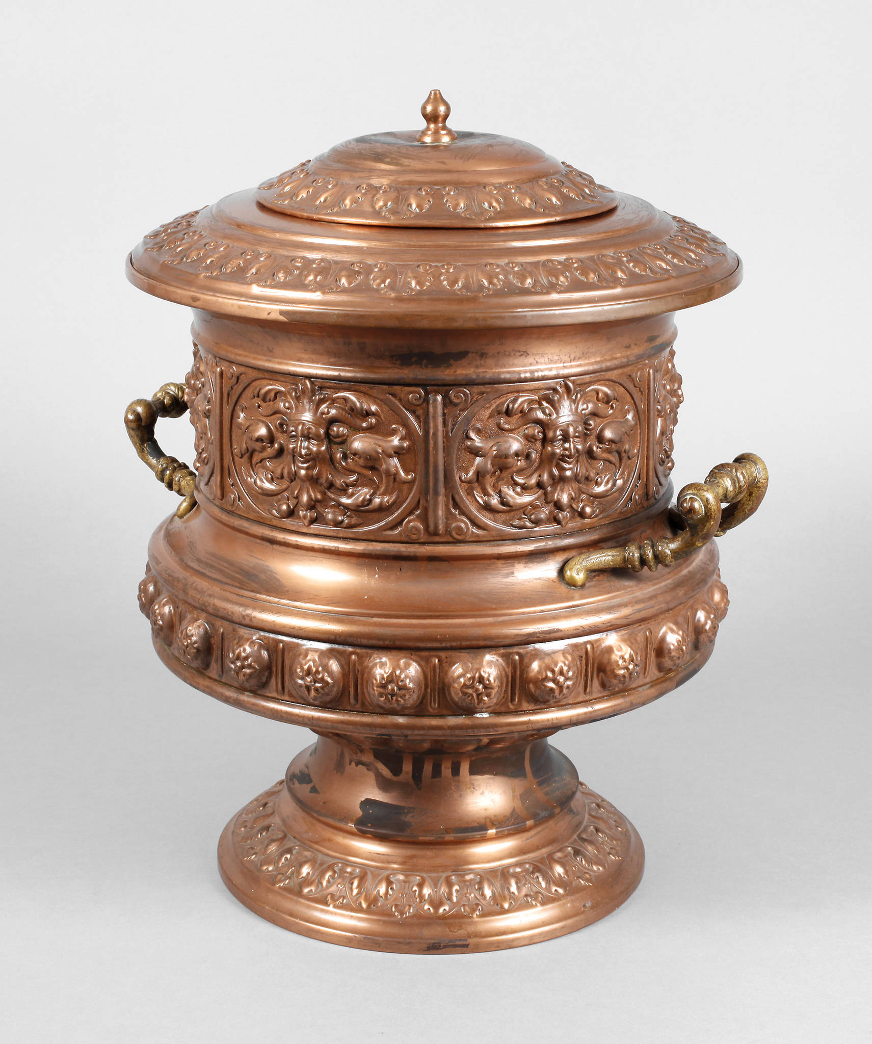 Große Kupferbowle Historismus