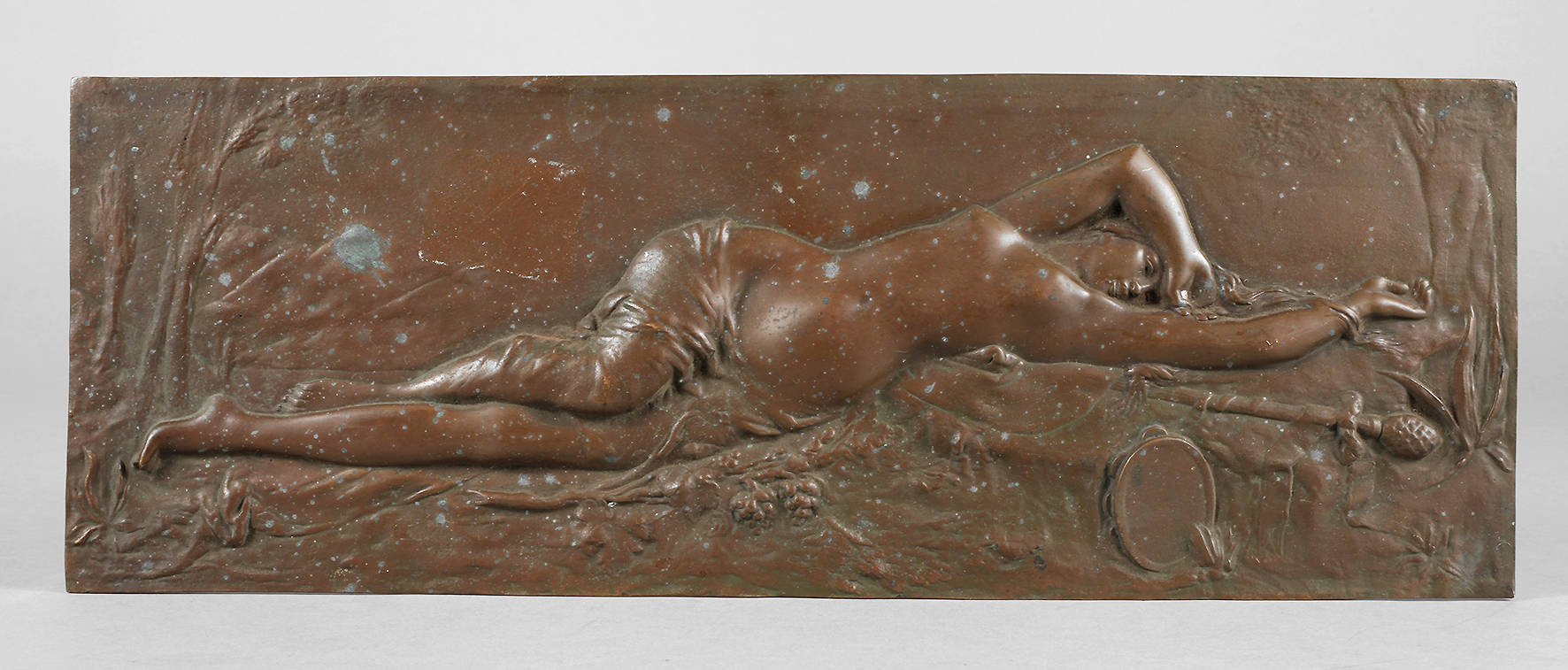Bronzerelief Jugendstil