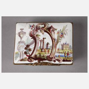 Feine barocke Pillendose