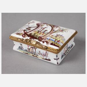 Feine barocke Pillendose