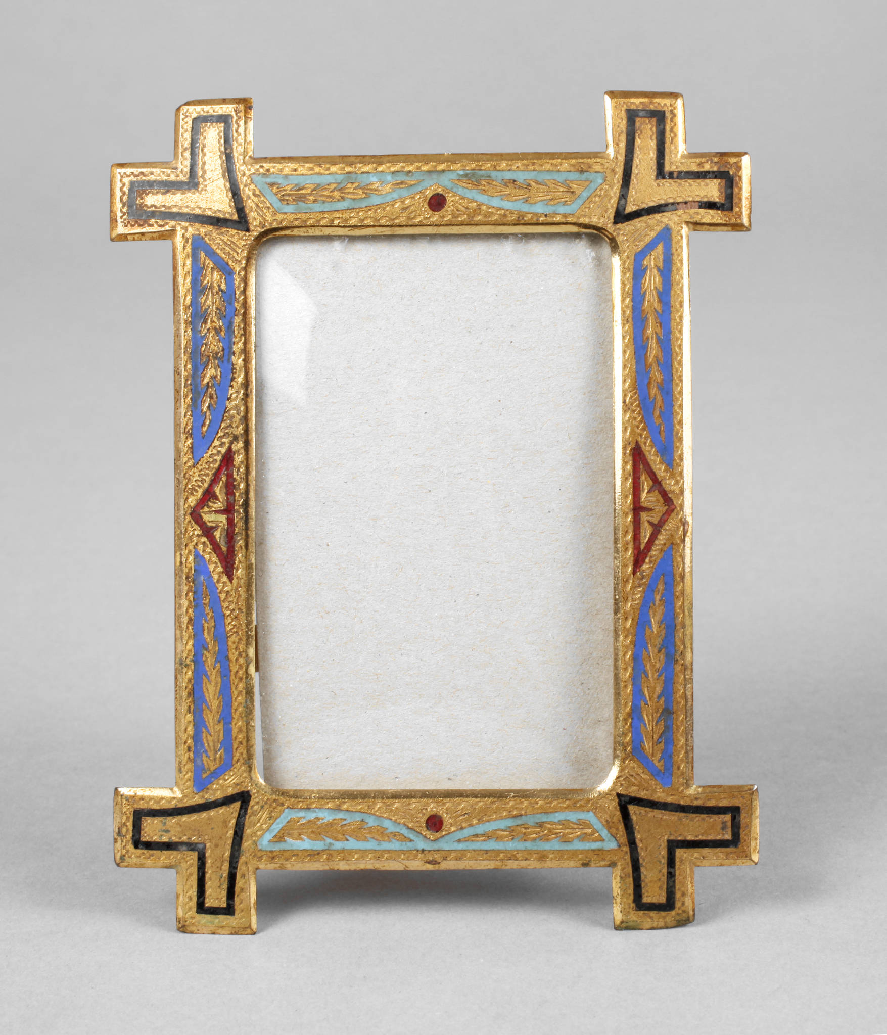 Tischbilderrahmen mit Email