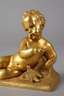 Vergoldeter Putto Bronze