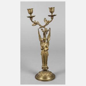 Figürlicher klassizistischer Kerzenleuchter