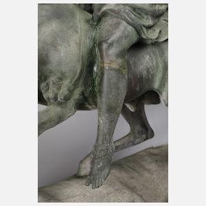 Große Reiterplastik