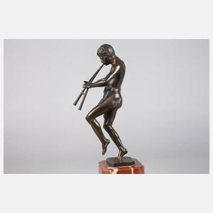 Richard W. Lange, Flöte spielender Faun