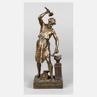 Emile Louis Picault, Bronzefigur ”Schmied”111