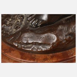 Große Bronzegruppe nach Auguste Moreau