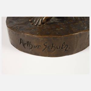 Arthur Schulz, Damenakt mit Stola