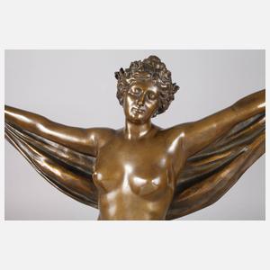 Arthur Schulz, Damenakt mit Stola