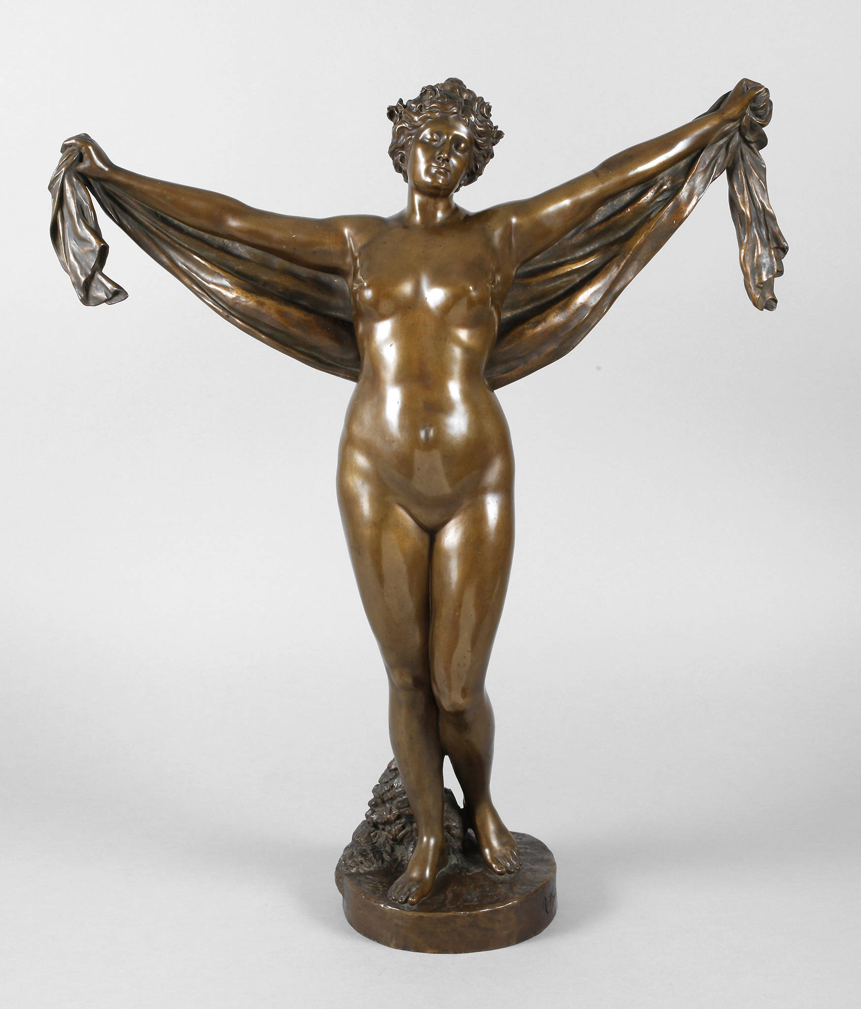 Arthur Schulz, Damenakt mit Stola