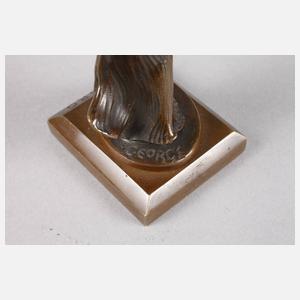 George, Kleinbronze Jugendstil