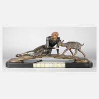 Mennevile, Mädchen mit Ziege111