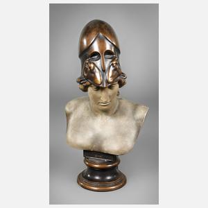 Monumentale Büste der Pallas Athena