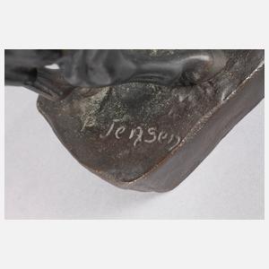 Peder Marius Jensen, Pferdeplastik