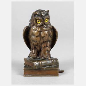 Wiener Bronze Büchereule