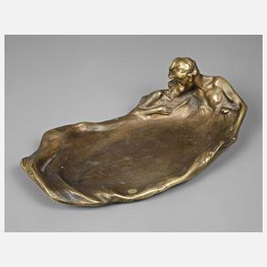 Wiener Bronzeschale Jugendstil