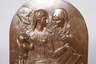 Ferdinand Barbedienne Bronzerelief der heiligen Familie