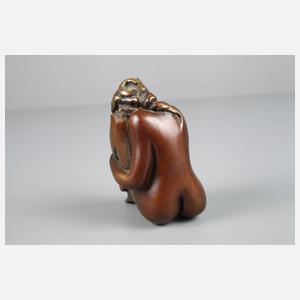 Bruno Bruni, Kauernder Mädchenakt ”Mignon”