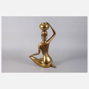 Große Skulptur Afrikanerin