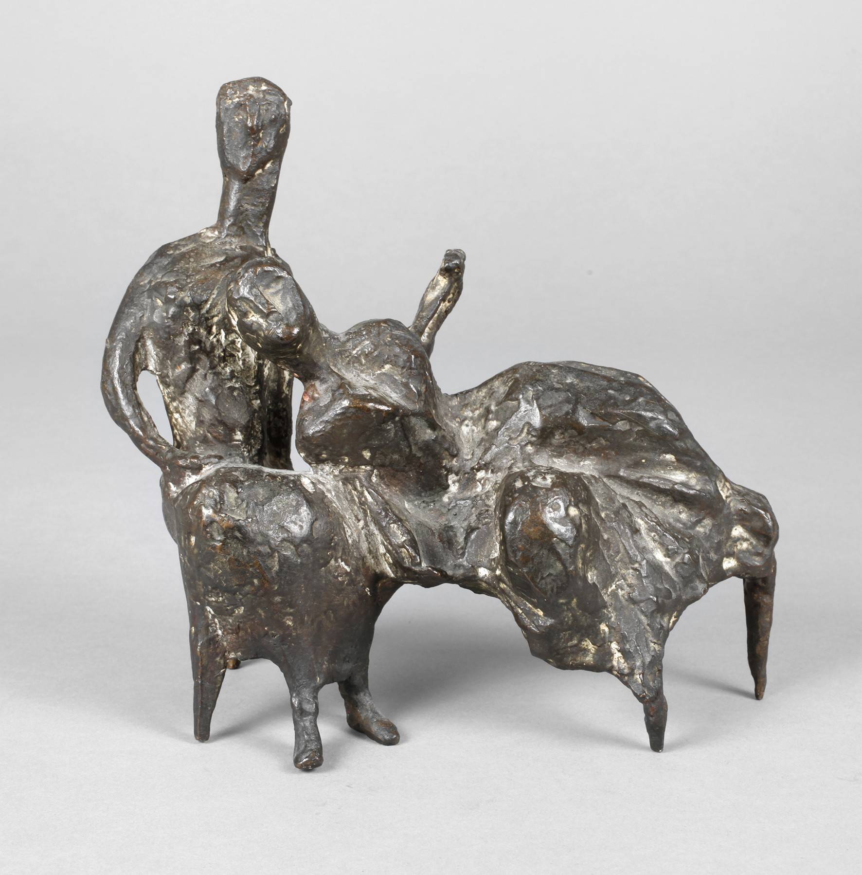 Karl August Ohrt Figurengruppe Bronze