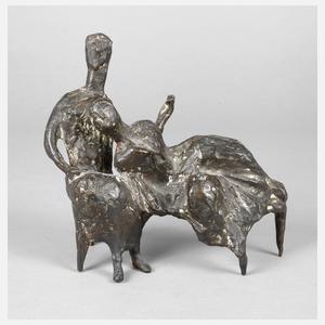 Karl August Ohrt Figurengruppe Bronze