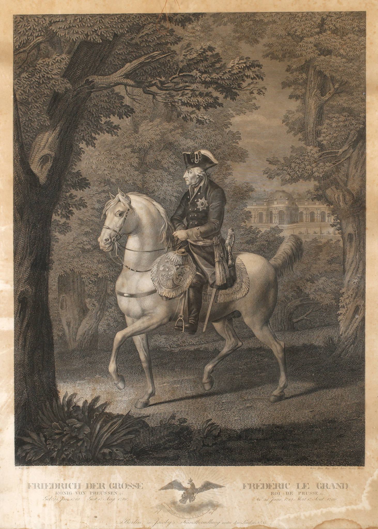 Meno Haas, Friedrich der Große vor Sanssouci