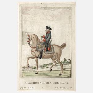 Matthaeus Albrecht Lotter, Friedrich der Große zu Pferd