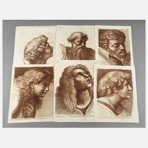 Paolo Fidanza, 6 Kupferstiche nach Raffael