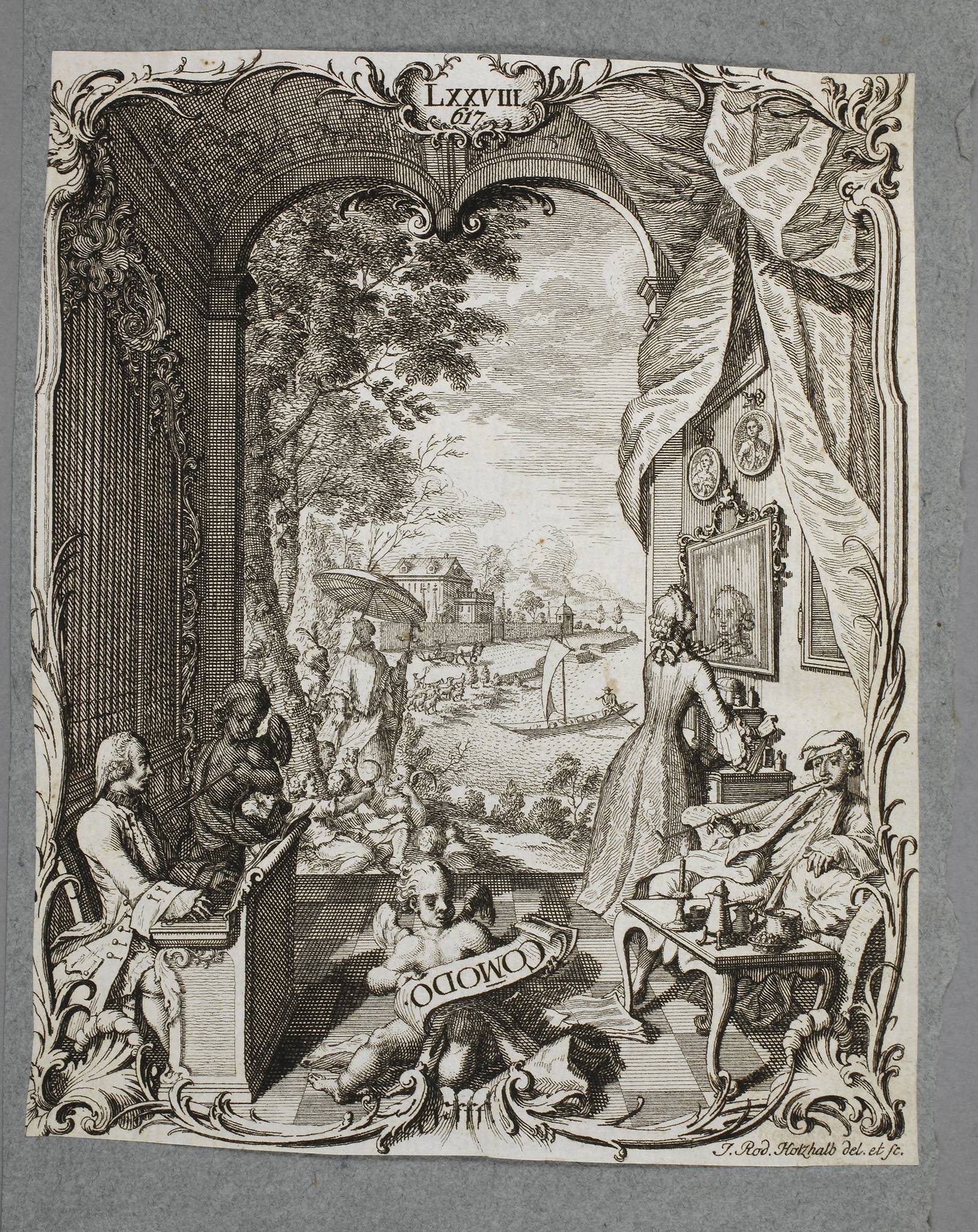 Johann Rudolf Holzhalb, Musisches Interieur