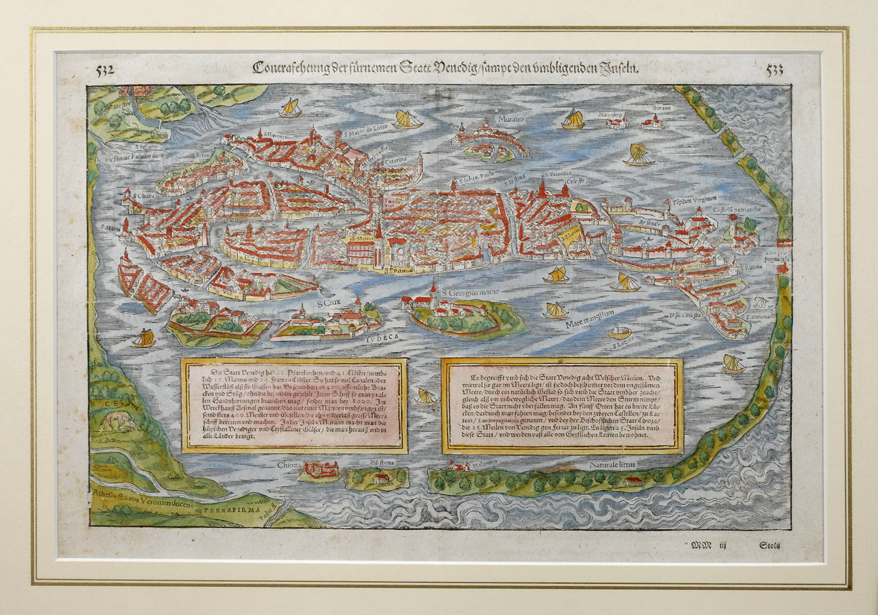 Prof. Sebastian Münster, Ansicht Venedig 1549