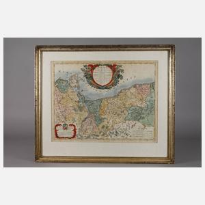 Giacomo Cantelli, Karte Pommern 1689