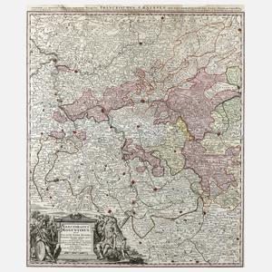 Johann Baptist Homann, Karte Fränkischer Kreis