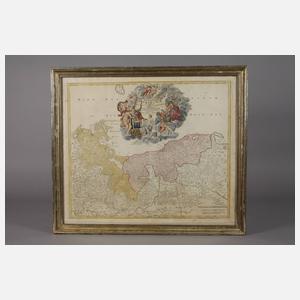 Johann Baptist Homann, Karte Pommern und Preußen