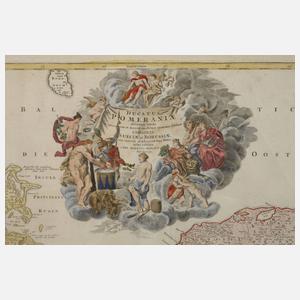 Johann Baptist Homann, Karte Pommern und Preußen