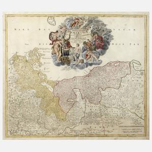 Johann Baptist Homann, Karte Pommern und Preußen