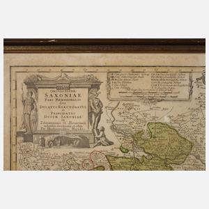 Homanns Erben, Karte Sachsen um 1750