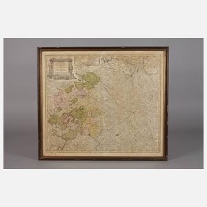 Homanns Erben, Karte Sachsen um 1750