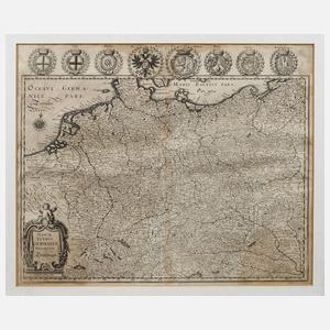 Matthäus Merian, Karte Deutschland um 1640