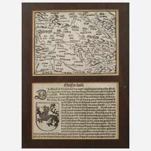 Prof. Sebastian Münster, Karte Sachsen