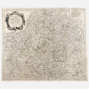 P. Santini, Karte Franken