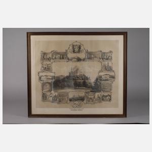 Emerich Maria Benkert, Schloss Frauenberg in Böhmen