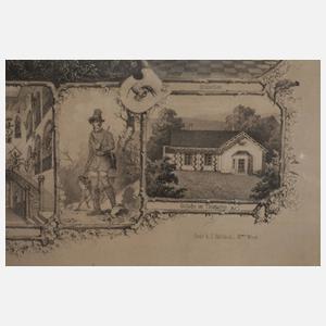 Emerich Maria Benkert, Schloss Frauenberg in Böhmen