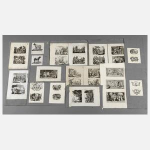 Großes Konvolut Buchvignetten und -illustrationen